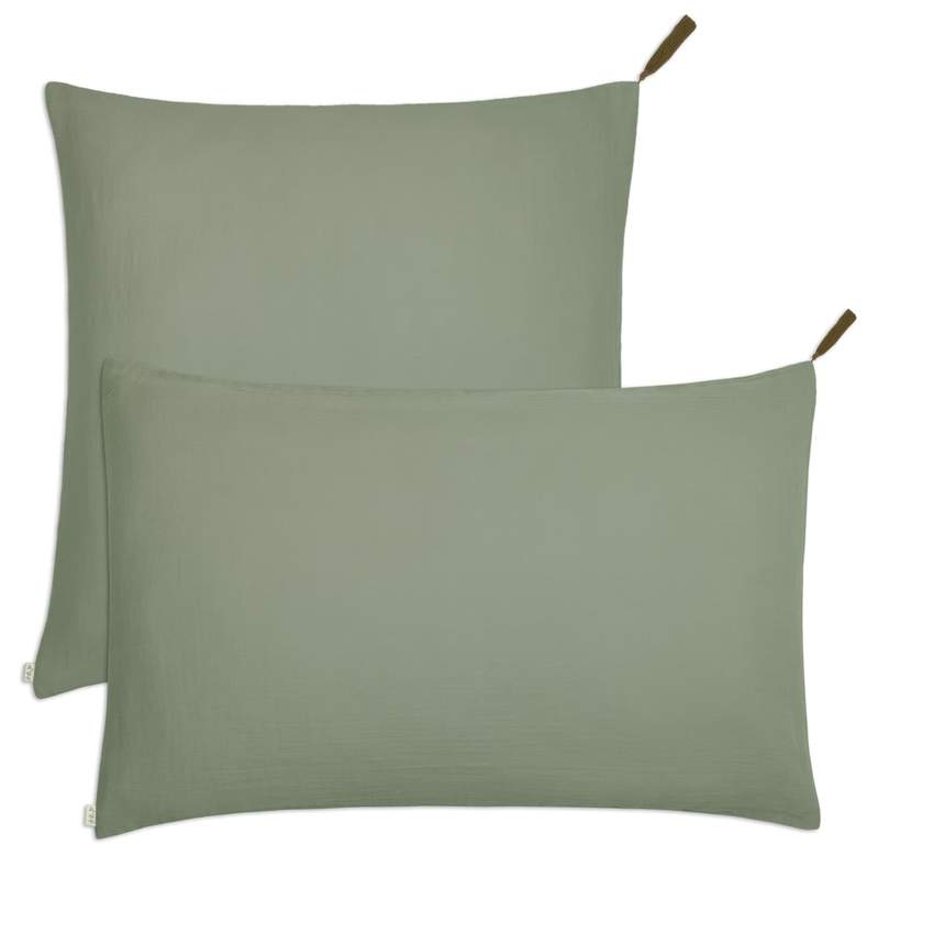 Numero 74 Organic Cotton Pillow Case Sage Green