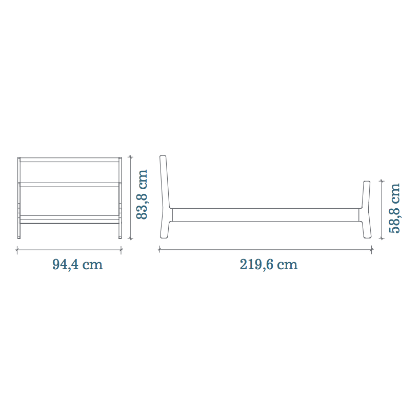 Oeuf Sparrow Twin Bed White Birch