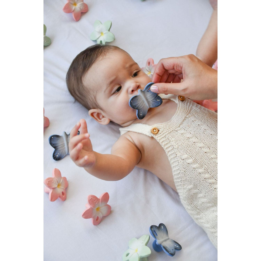Oli & Carol Chewy-to-Go Blues the Butterfly Teether