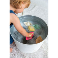 Oli & Carol Origami Boat White Teether