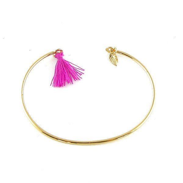 Paloma Stella Charm and Tassel Bangle