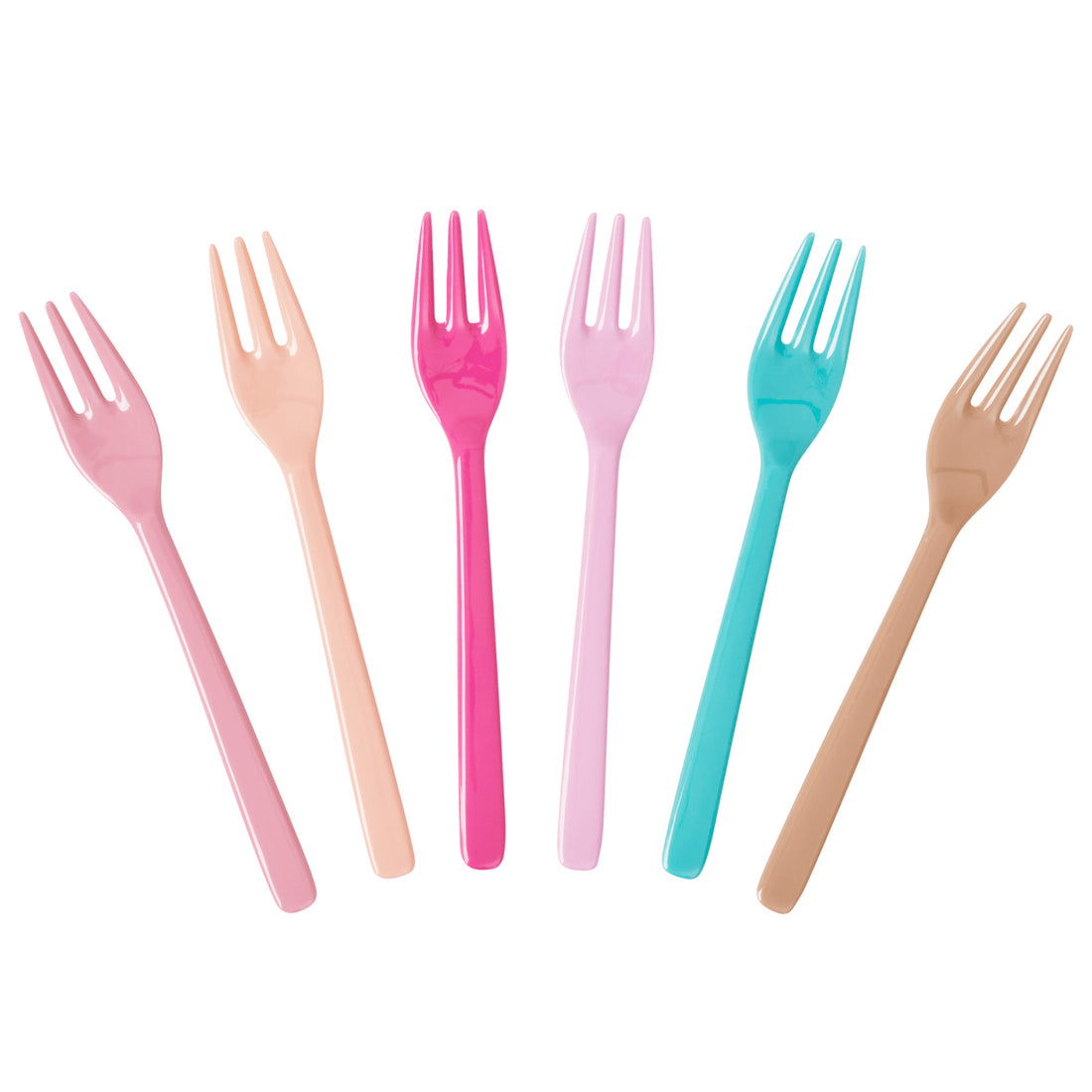 rice-dk-6-melamine-cake-forks-assorted-life-is-better-in-colors-variations-1