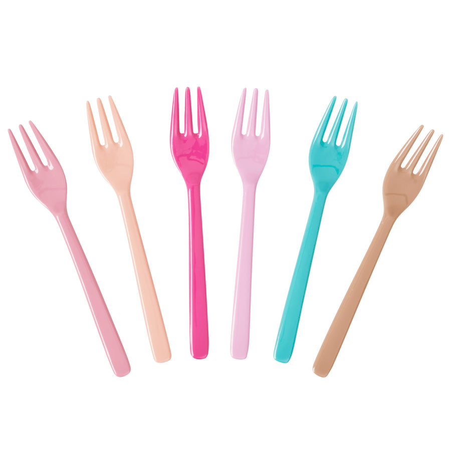 rice-dk-6-melamine-cake-forks-assorted-life-is-better-in-colors-variations-1