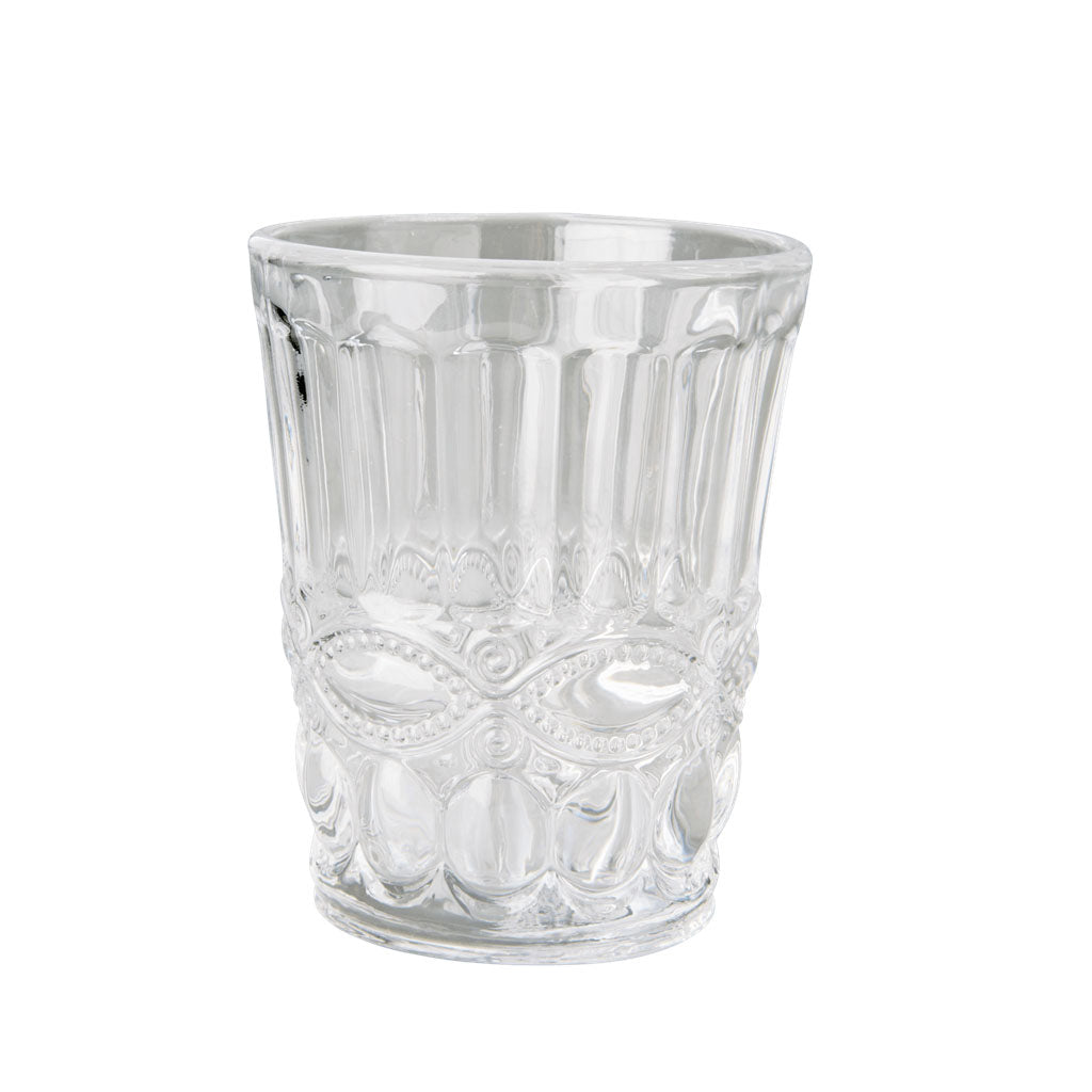 rice-dk-american-glassware-tumbler-in-clear-opaque-rice-gltum-cl-01