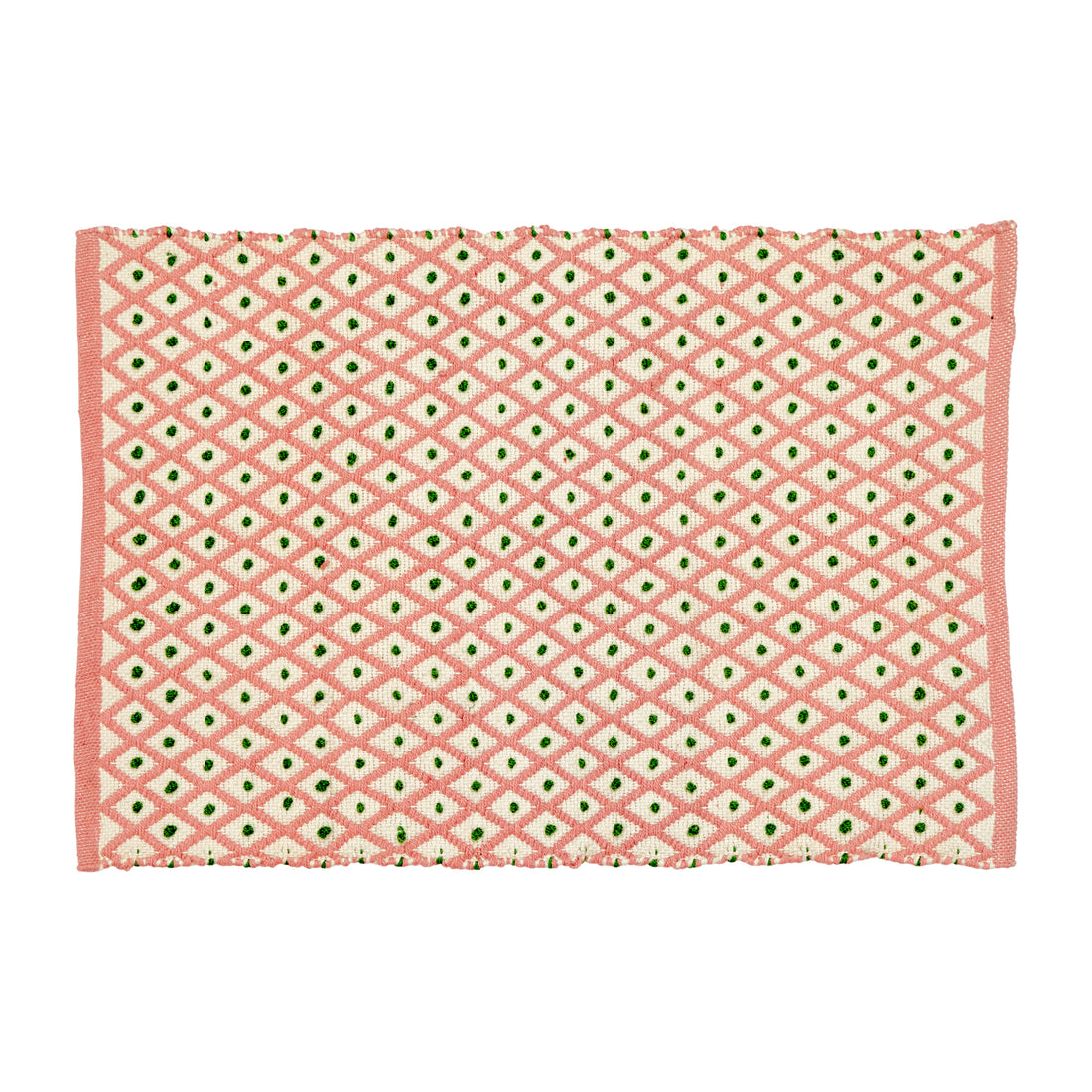 rice-dk-handmade-recycled-plastic-floor-mat-with-pink-harlequin-print-rice-dmat-hari-
