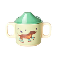 rice-dk-melamine-2-handle-baby-cup-with-animal-print-green-rice-babcu-2hdogg-