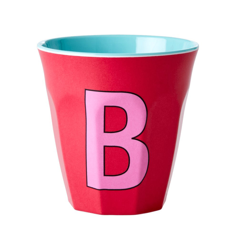rice-dk-melamine-cup-with-the-letter-b-red-kiss-two-tone-medium-rice-melcu-alpbi-01