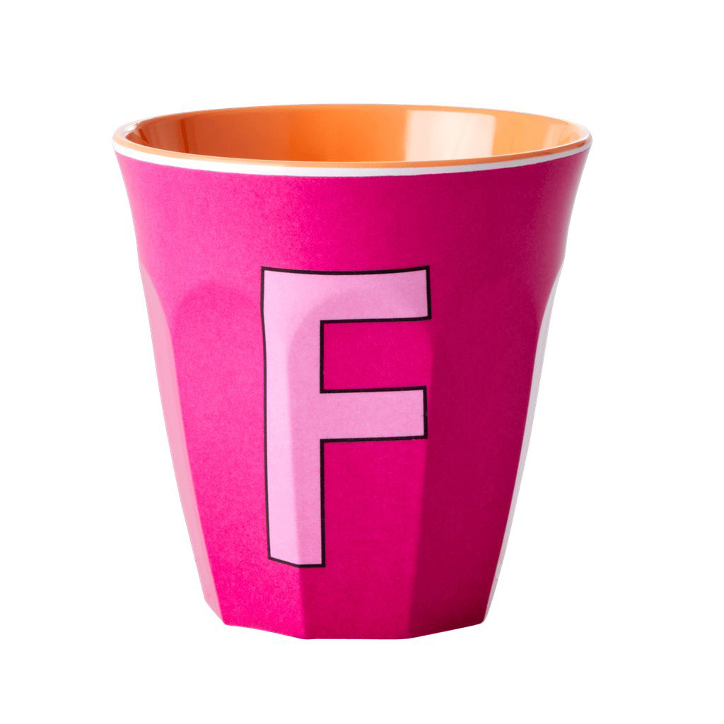 rice-dk-melamine-cup-with-the-letter-f-fuchsia-two-tone-medium-rice-melcu-alpfi-01
