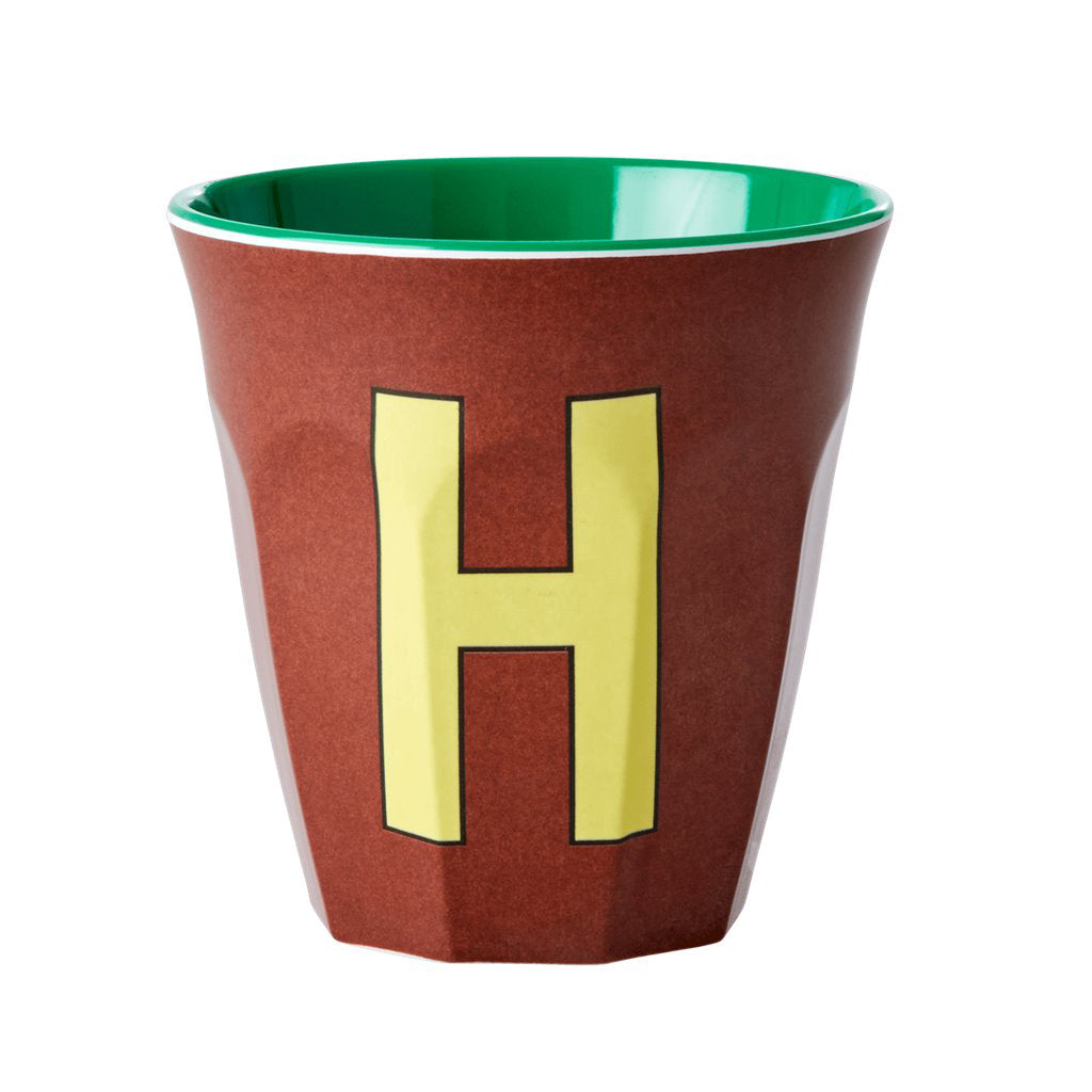 rice-dk-melamine-cup-with-the-letter-h-brown-two-tone-medium-rice-melcu-alphb-01