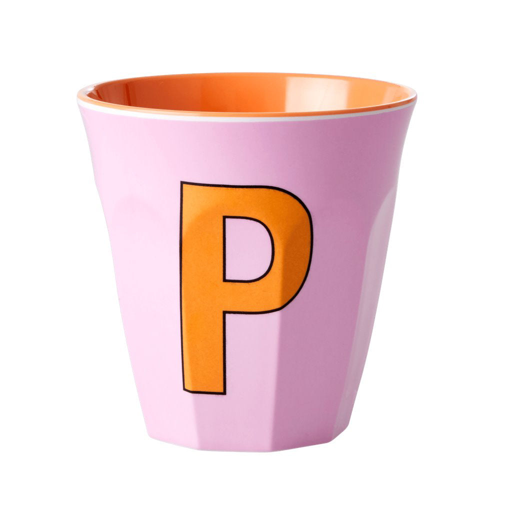 rice-dk-melamine-cup-with-the-letter-p-pink-two-tone-medium-rice-melcu-alppi-01