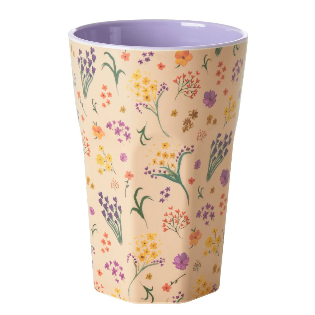 rice-dk-melamine-cup-with-wild-flower-print-two-tone-tall-rice-melcu-lwifl-01