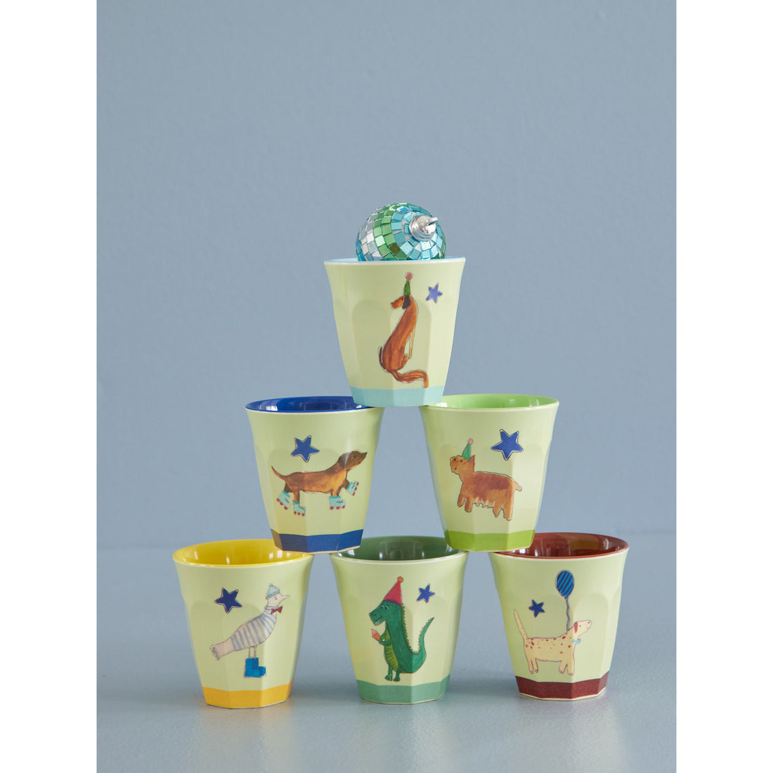 rice-dk-melamine-cups-with-assorted-animals-green-prints-small-6-pcs-giftbox-rice-melcu-6zsanig-