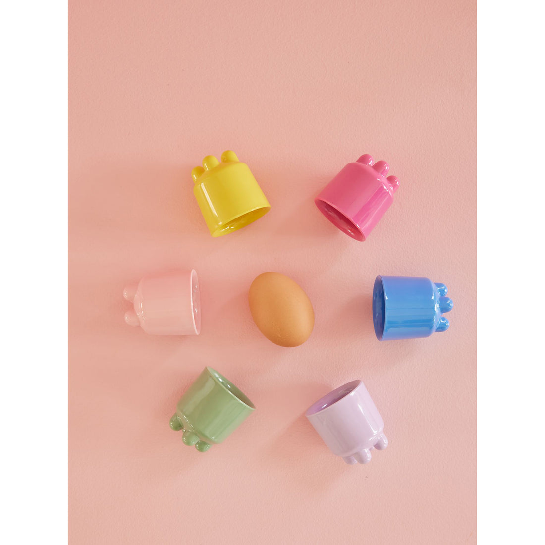 rice-dk-melamine-egg-holder-in-6-assorted-solid-colors-giftbox-rice-meegg-6zmulti-