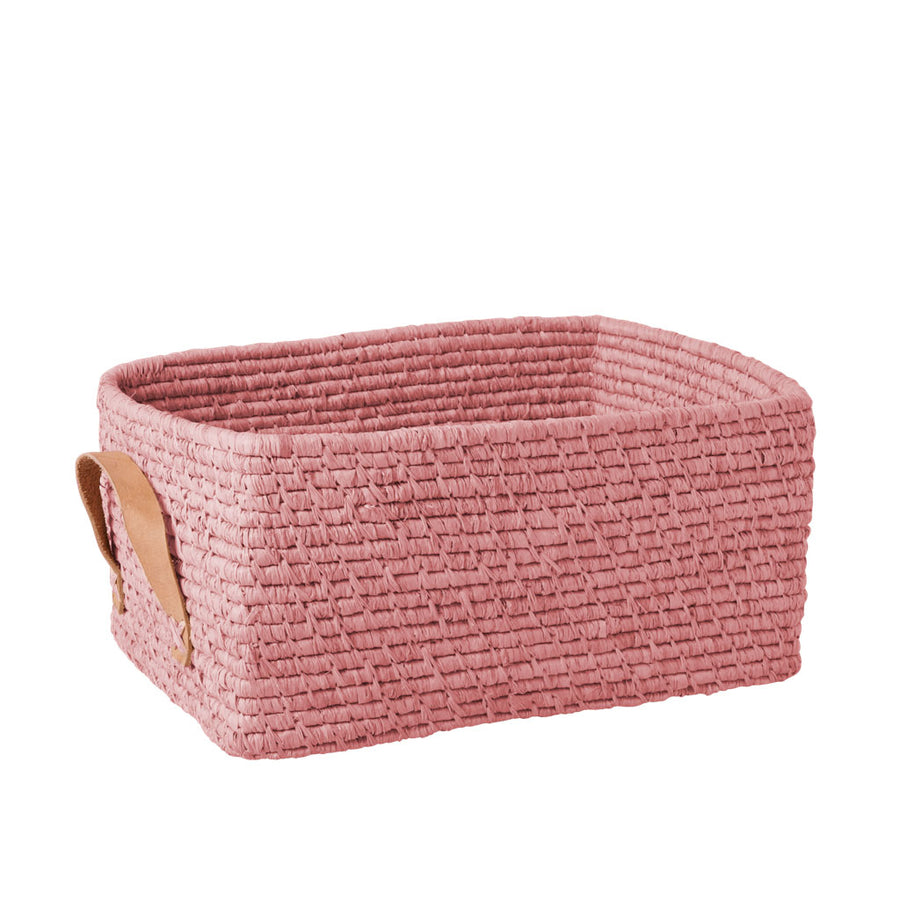 rice-dk-raffia-rectangular-basket-with-leather-handles-soft-pink-rice-bsrat-recsi-01