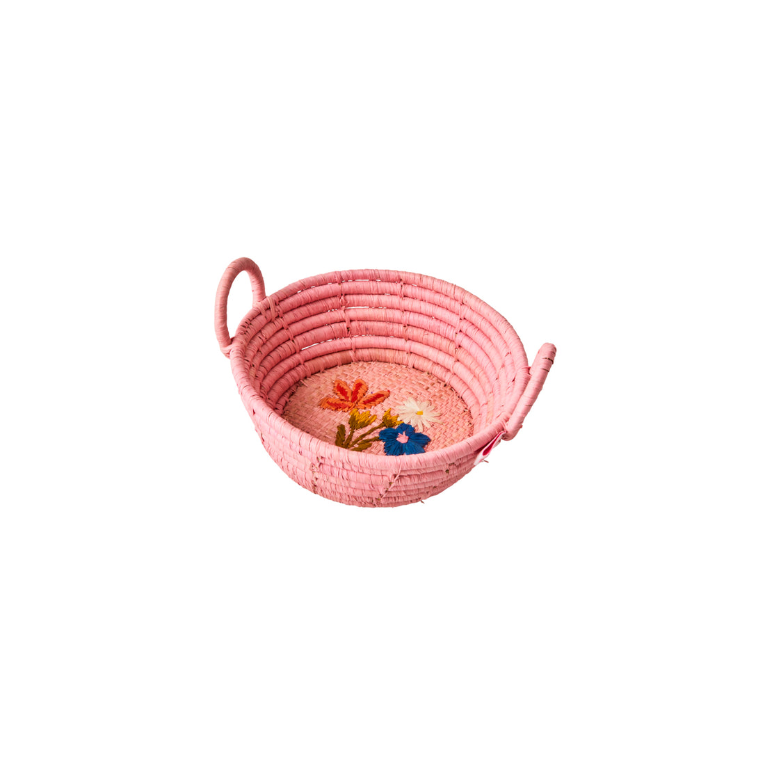 rice-dk-raffia-round-bread-basket-with-flower-embroidery-pink-small-rice-bsbre-mifloxci- (1)