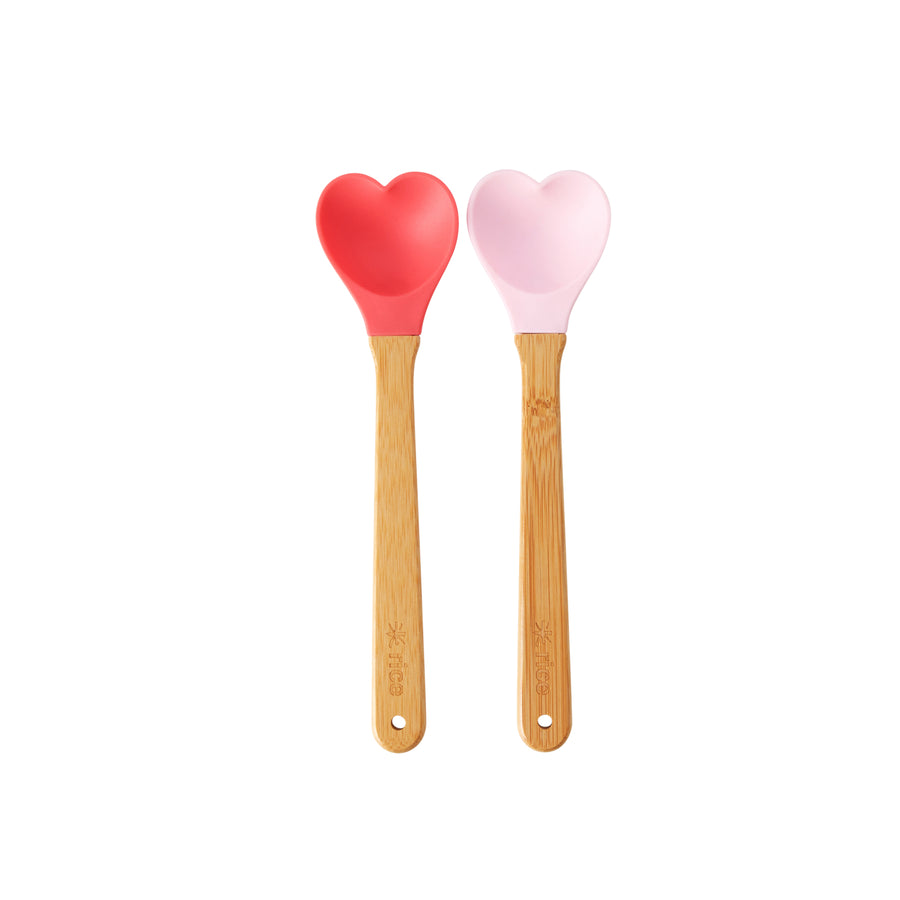 rice-dk-silicone-spoon-in-mini-heart-shape-with-bamboo-handle-set-of-2-red-and-pink-rice-kispa-2zsheai-
