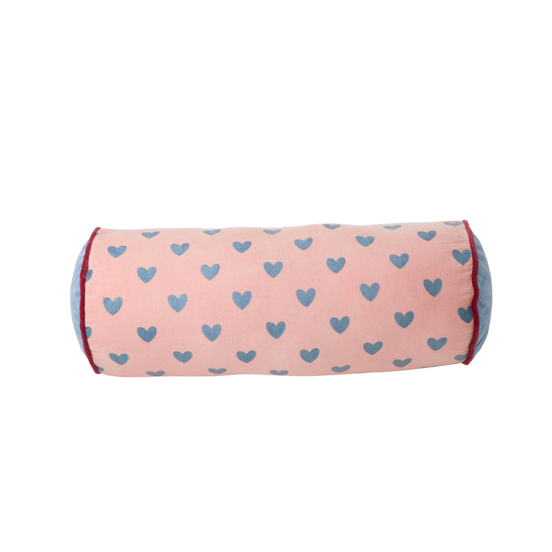 rice-dk-velvet-bolster-pillow-in-pink-with-gendarme-hearts-medium-assorted-rice-csbol-mheai- (2)