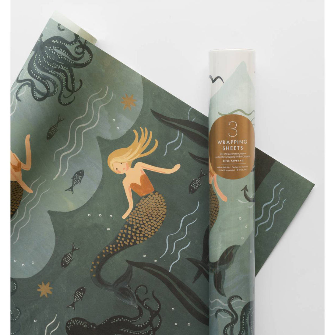 rifle-paper-co-roll-of-3-vintage-mermaid-wrapping-sheets- (3)
