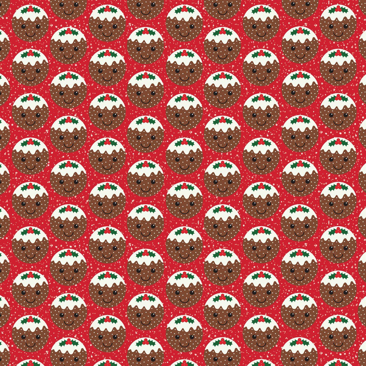 RJB Stone Christmas Pudding Wrapping Paper