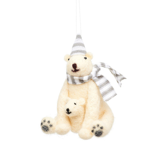 rjb-stone-polar-bear-with-baby-felt-decoration-rjbs-craftxm142-