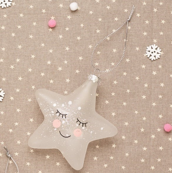 RJB Stone Sweet Dreams Speckled Star Bauble