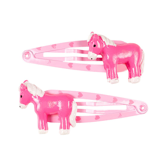 souza-hair-clips-cira-horse-fuchsia-2-pcs-card-souz-105342-