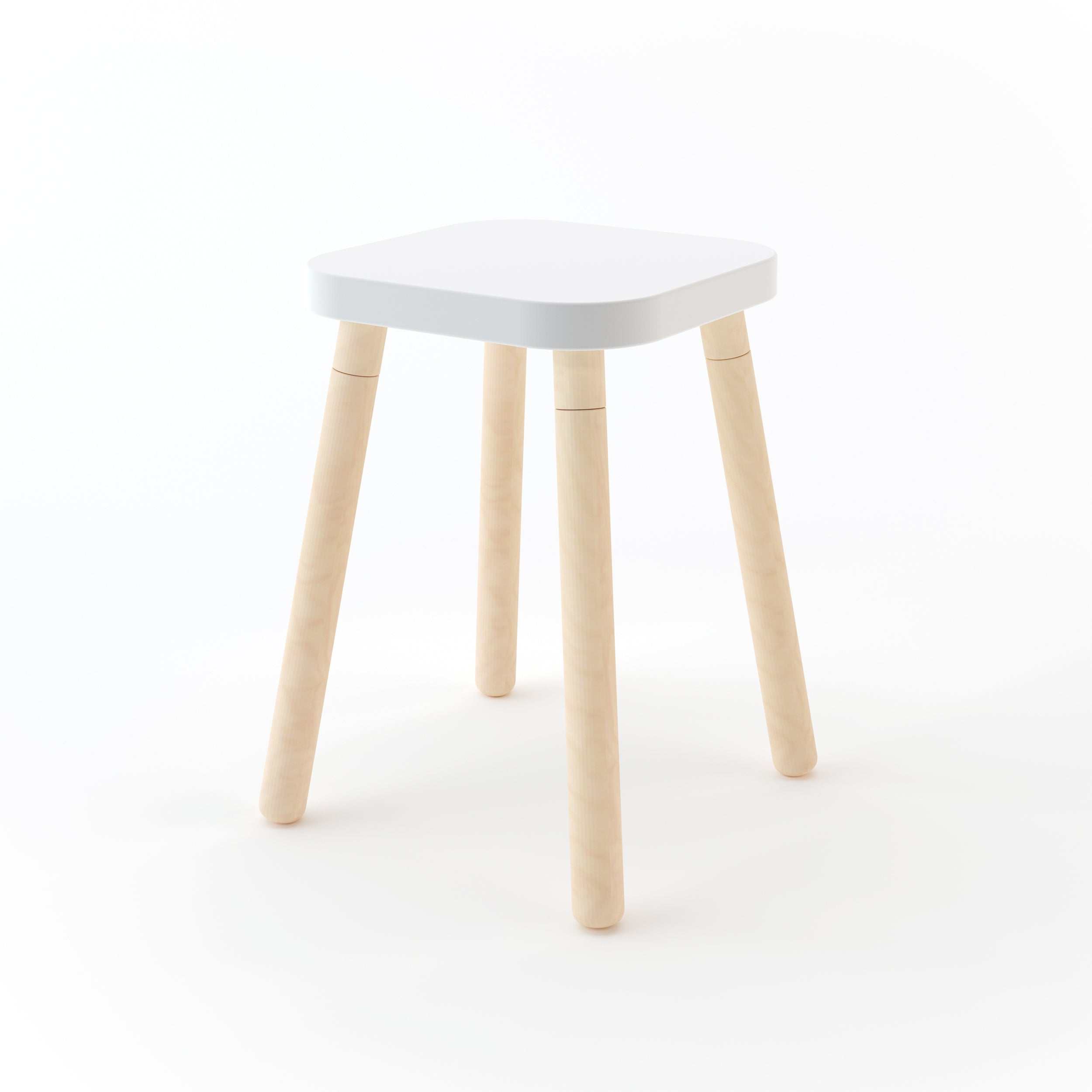Oeuf Square Stool (Pre-Order; Est. Delivery in 6-10 Weeks)