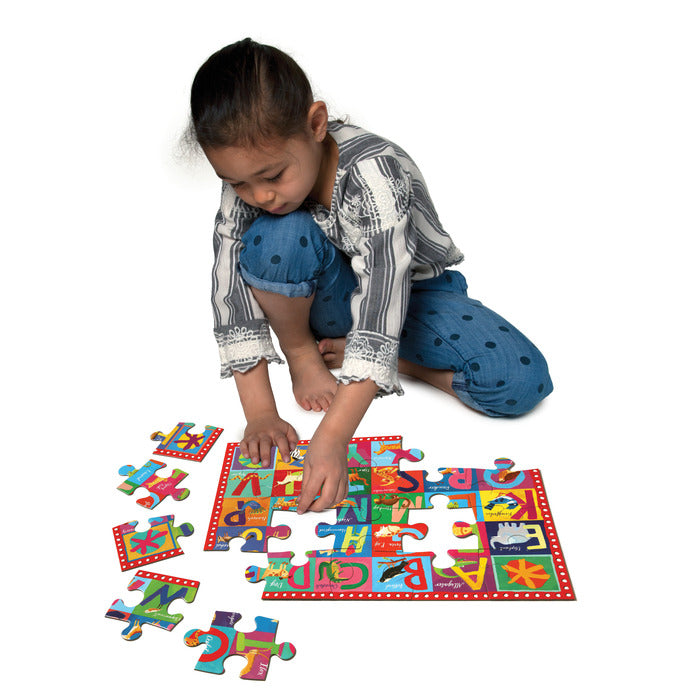 eeBoo Animal Alphabet 20 Piece Puzzle