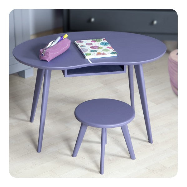Laurette Haricot Table Mouse Grey (Pre-Order; Est. Delivery in 3-4 Months)