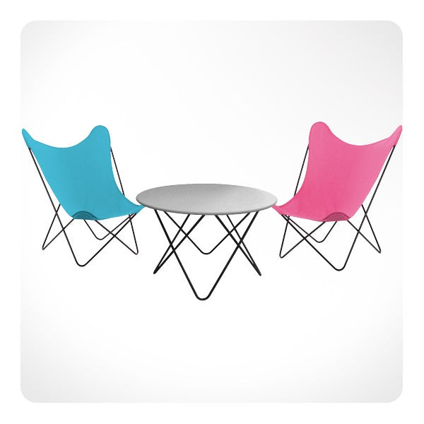 Laurette Papillon Coffee Table Grey (Pre-Order; Est. Delivery in 3-4 Months)