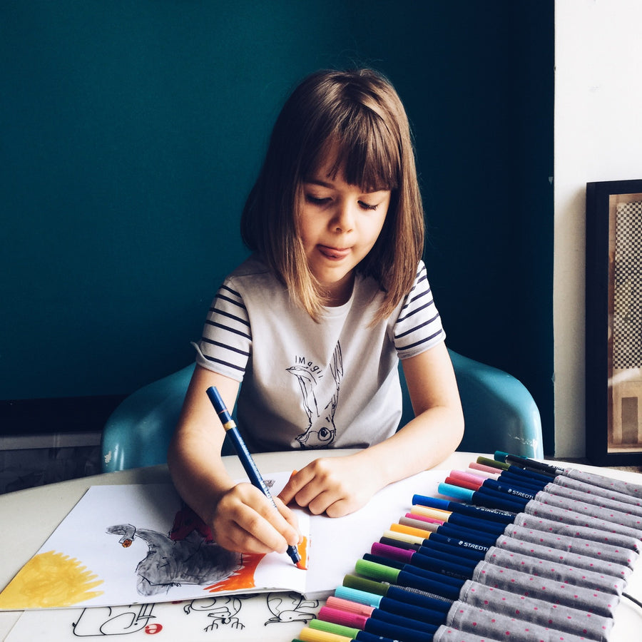 The Book Jar Colouring with Phenella and Riley Rabbit