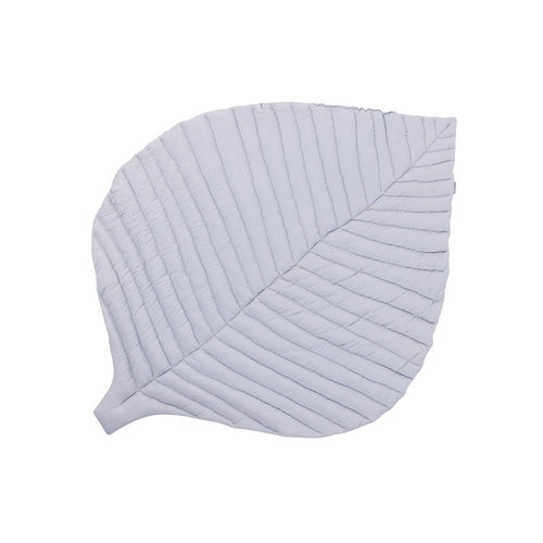 Toddlekind Organic Cotton Leaf Mat - Stone - 128x96cm
