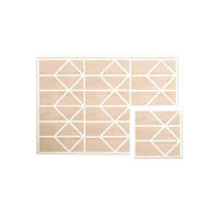 Toddlekind Prettier Playmat 兒童安全遊戲地墊 - Nordic Clay 120x180cm - 6片地墊及12條收邊條