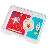 yumbox-mini-snack-3-compartment-lunch-box-true-blue-star-print-external-cover-with-rocket-tray-yumb-tbsn202210rs-