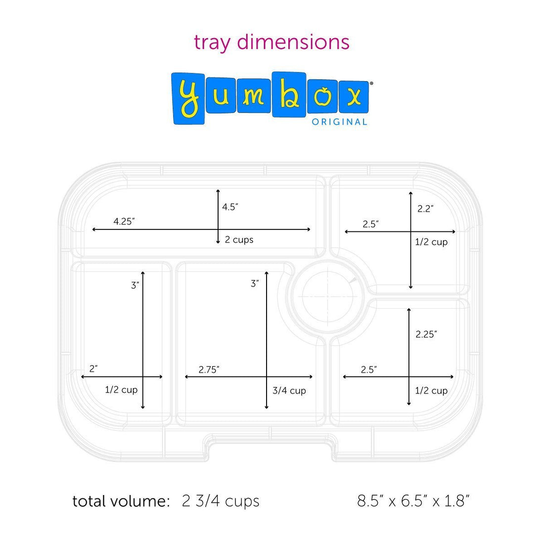 Yumbox Original 6-Compartment Lunch Box - Sunburst Yellow Koala